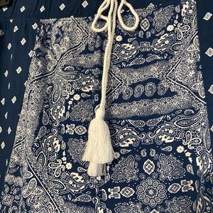 Navy bandana theme pajamas by Lane Bryant.